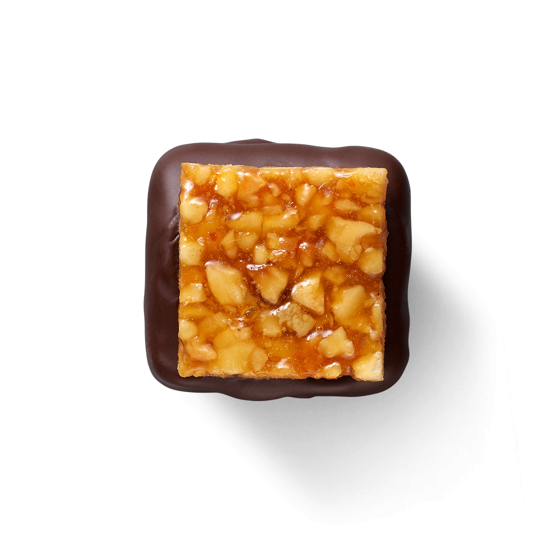 Marzipankrokant in Zartbitterschokolade